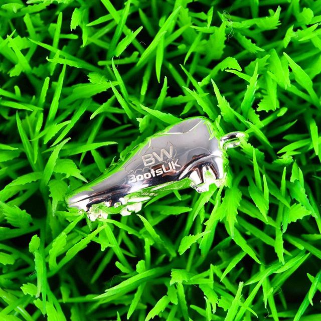 bespoke mens football boot pendant jewellery